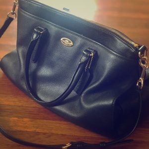 Genuine Leather Coach Handbag - Preowned